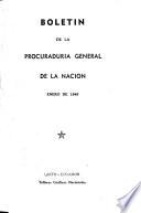 Boletin de la Procuraduría General de la Nación