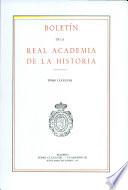 Boletin de la Real Academia de la Historia. TOMO CLXXXVIII. NUMERO III. AÑO 1991