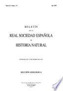 Boletín de la Real Sociedad Española de Historia Natural