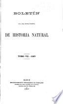 Boletín de la Real Sociedad Española de Historia Natural