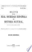 Boletín de la Real Sociedad Española de Historia Natural