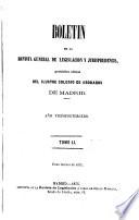 Boletín de la Revista general de legislación y jurisprudencia