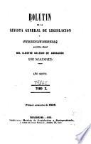 Boletín de la Revista general de legislación y jurisprudencia