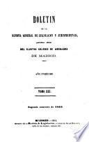 Boletín de la Revista general de legislación y jurisprudencia