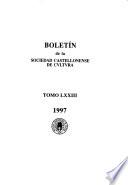 Boletín de la Sociedad Castellonense de Cultura