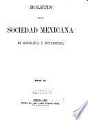 Boletín de la Sociedad de Geografía y Estadística de la República Mexicana