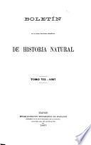 Boletín de la Sociedad Española de Historia Natural