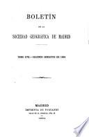 Boletín de la Sociedad Geográfica de Madrid