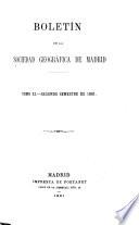 Boletín de la Sociedad Geográfica de Madrid