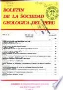 Boletin de la Sociedad Geológica del Perú