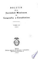 Boletín de la Sociedad Mexicana de Geografía y Estadística