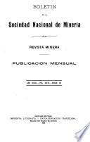Boletín de la Sociedad Nacional de Minería