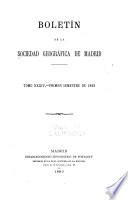 Boletín de la Socieded Geográfica de Madrid
