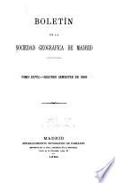 Boletín de la Socieded Geográfica de Madrid