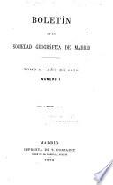Boletín de la Socieded Geográfica de Madrid