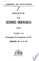 Boletín de las sesiones