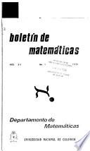 Boletín de matemáticas