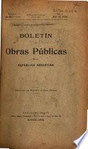 Boletin de obras publicas