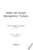 Boletín del Anuario bibliográfico cubano