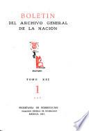 Boletín del Archivo General de la Nación