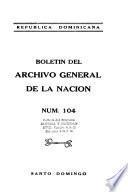 Boletín del Archivo General de la Nación