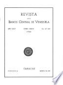 Boletin del Banco Central de Venezuela
