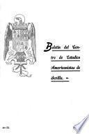 Boletín del Centro de Estudios Americanistas de Sevilla