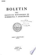 Boletín del Instituto Bonaerense de Numismática y Antigüedades