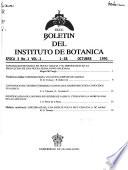 Boletín del Instituto de Botánica