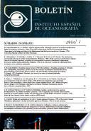 Boletin del Instituto Espanol de Oceanografia