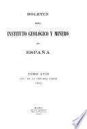 Boletín del Instituto Geológico de España