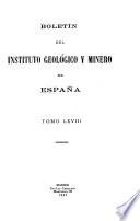 Boletín del Instituto Geológico y Minero de España