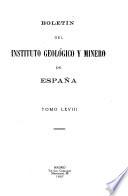 Boletín del Instituto Geológico y Minero