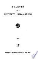 Boletín del Instituto Riva-Agüero