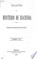 Boletin del Ministerio de hacienda