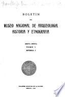 Boletín del Museo Nacional de Arqueología, Historia y Etnografía