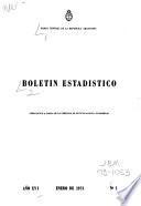 Boletín estadístico