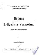 Boletín indigenista venezolano