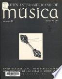 Boletín interamericano de música