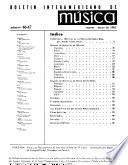 Boletín interamericano de música