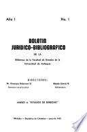 Boletín jurídico-bibliográfico