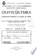 Boletín Mensual de Olivicultura y Elaboración Moderna de Aceites de Oliva