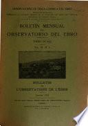 Boletín mensual del Observatorio del Ebro
