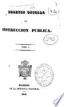 Boletín oficial de instrucción pública