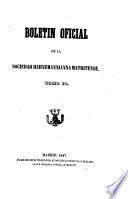 Boletín oficial de la Sociedad Hahnemanniana matritense