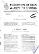 Boletín oficial del estado: Gaceta de Madrid