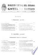 Boletín oficial del estado: Gaceta de Madrid