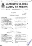 Boletín oficial del estado: Gaceta de Madrid