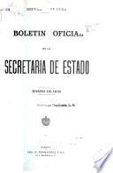 Boletin oficial ...