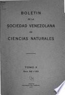Boletín - Sociedad Venezolana de Ciencias Naturales